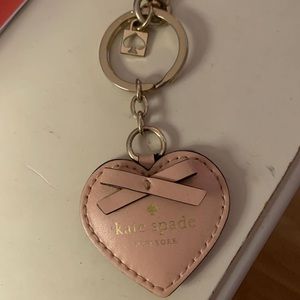 gold kate spade keychain